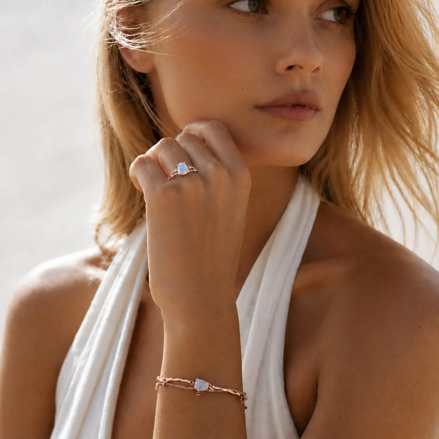 Moonstone Bracelet - Flow