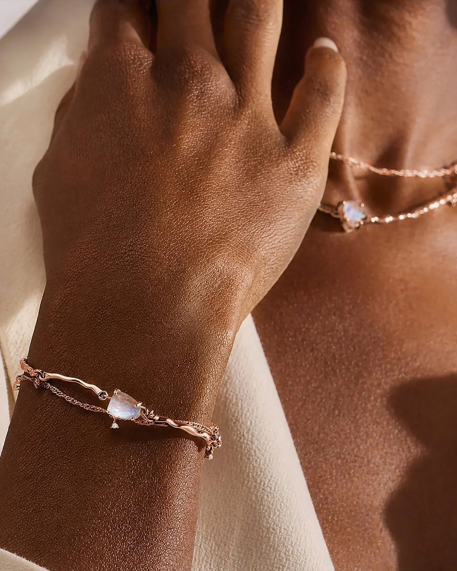 Moonstone Bracelet - Flow