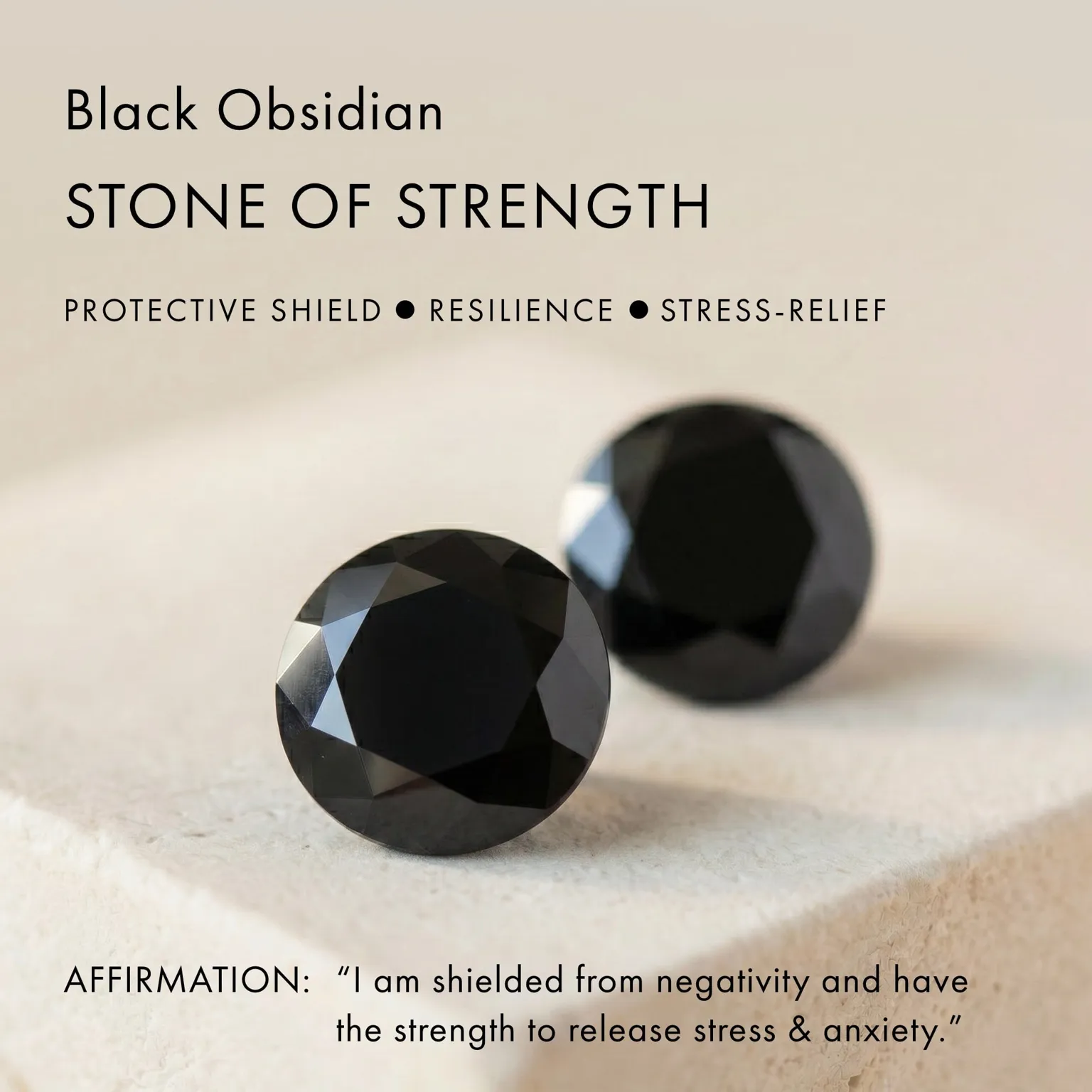 Black Obsidian Labradorite Bracelet - Crush