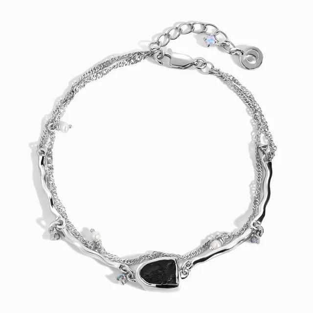 Black Obsidian Pearl Bracelet - Heirloom