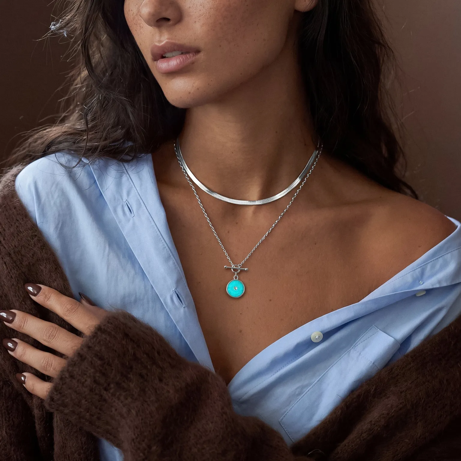 Amazonite T-Lock Necklace - Sol