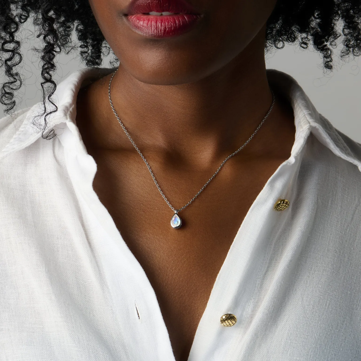 Moonstone Necklace - Hidden Heart