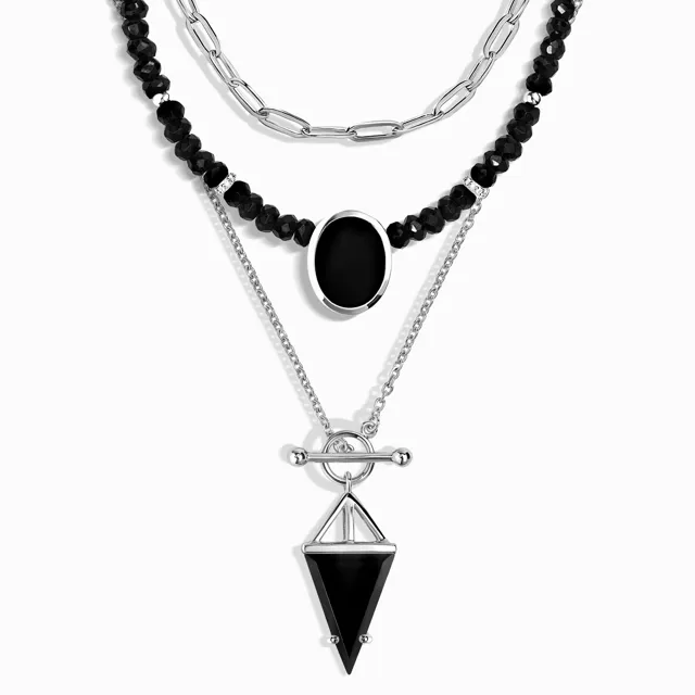 Enfolded & Heroine & Widelink Necklaces