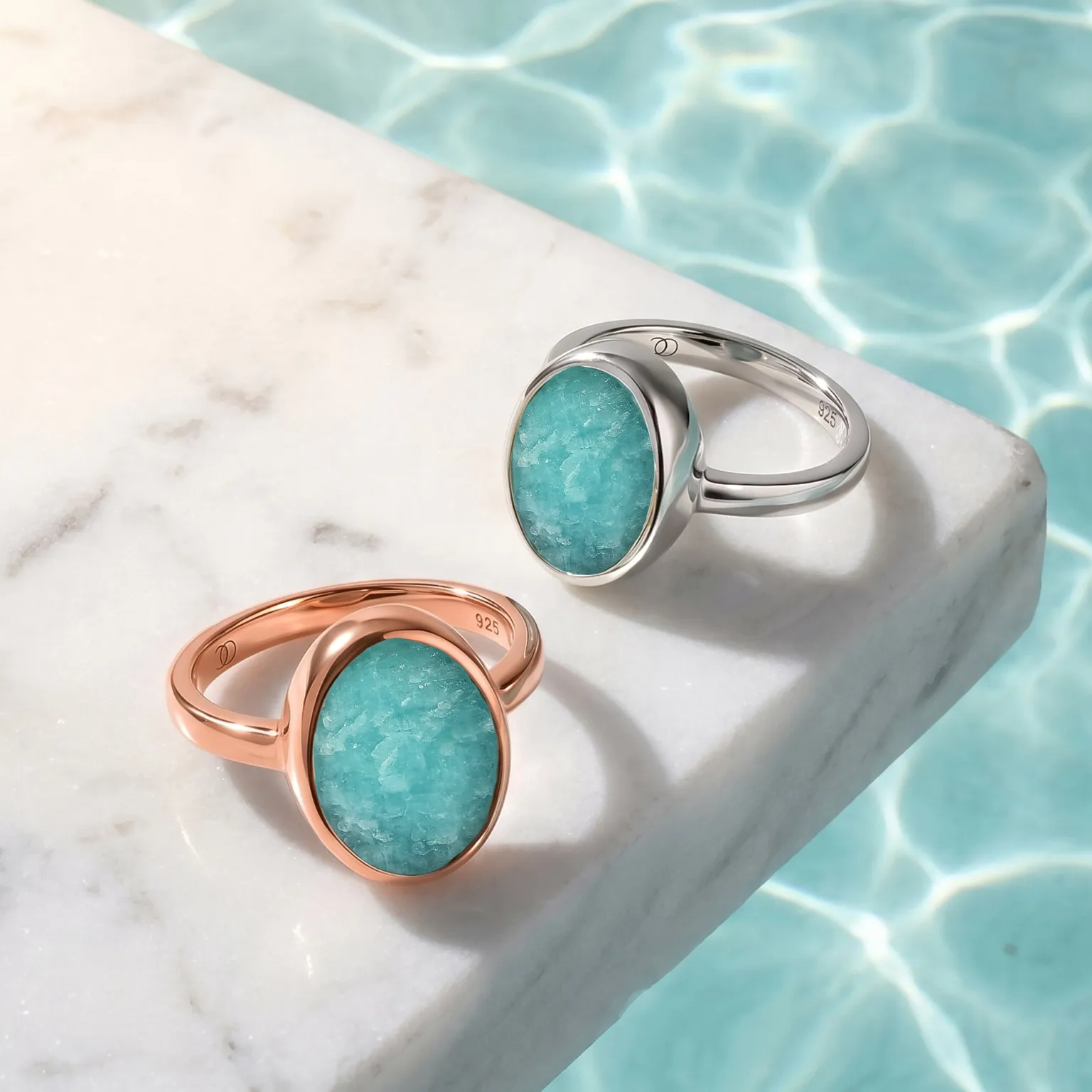 Amazonite Ring - Enfolded