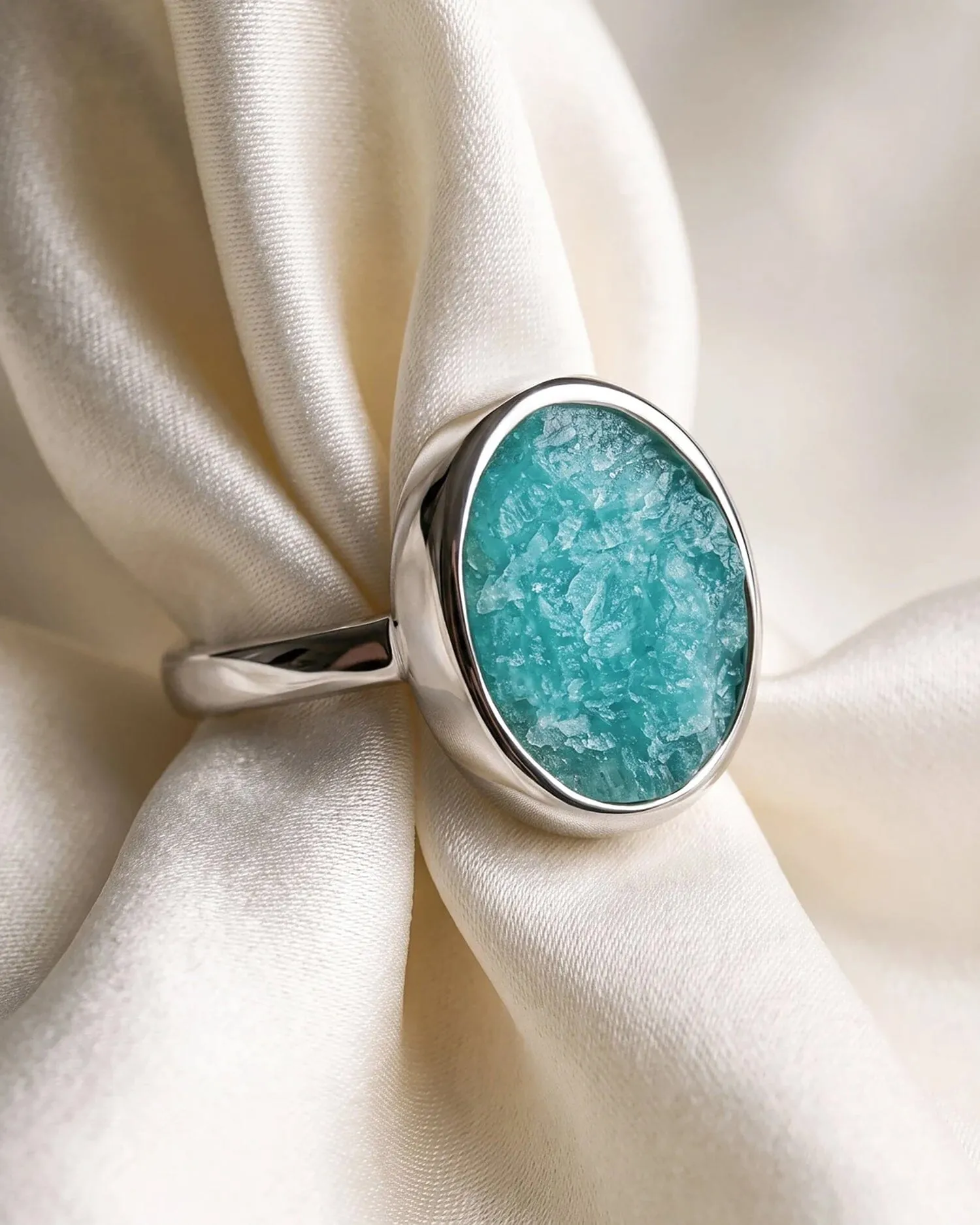 Amazonite Ring - Enfolded